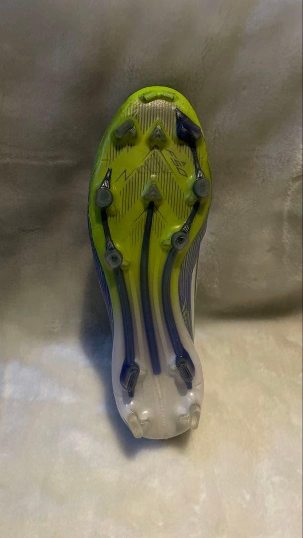 adidas F50 FG 25cm 紫/緑 収納袋、箱付き