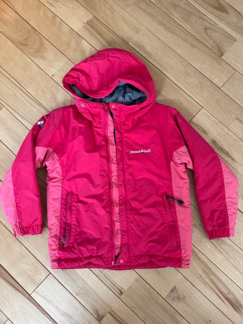 子ども用スキーウェアセット モンベル 上下セット