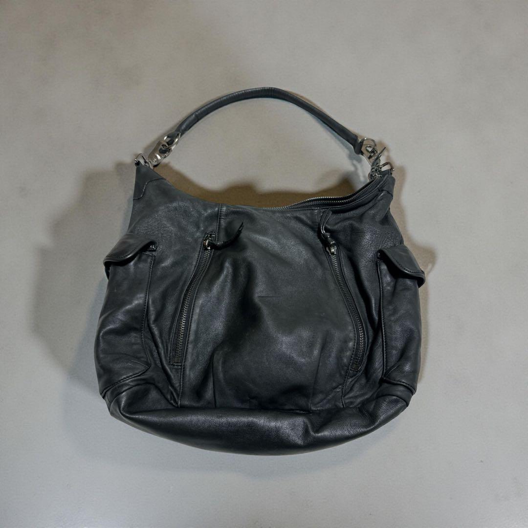 バッグ 00s archive shoulder bag leather grunge