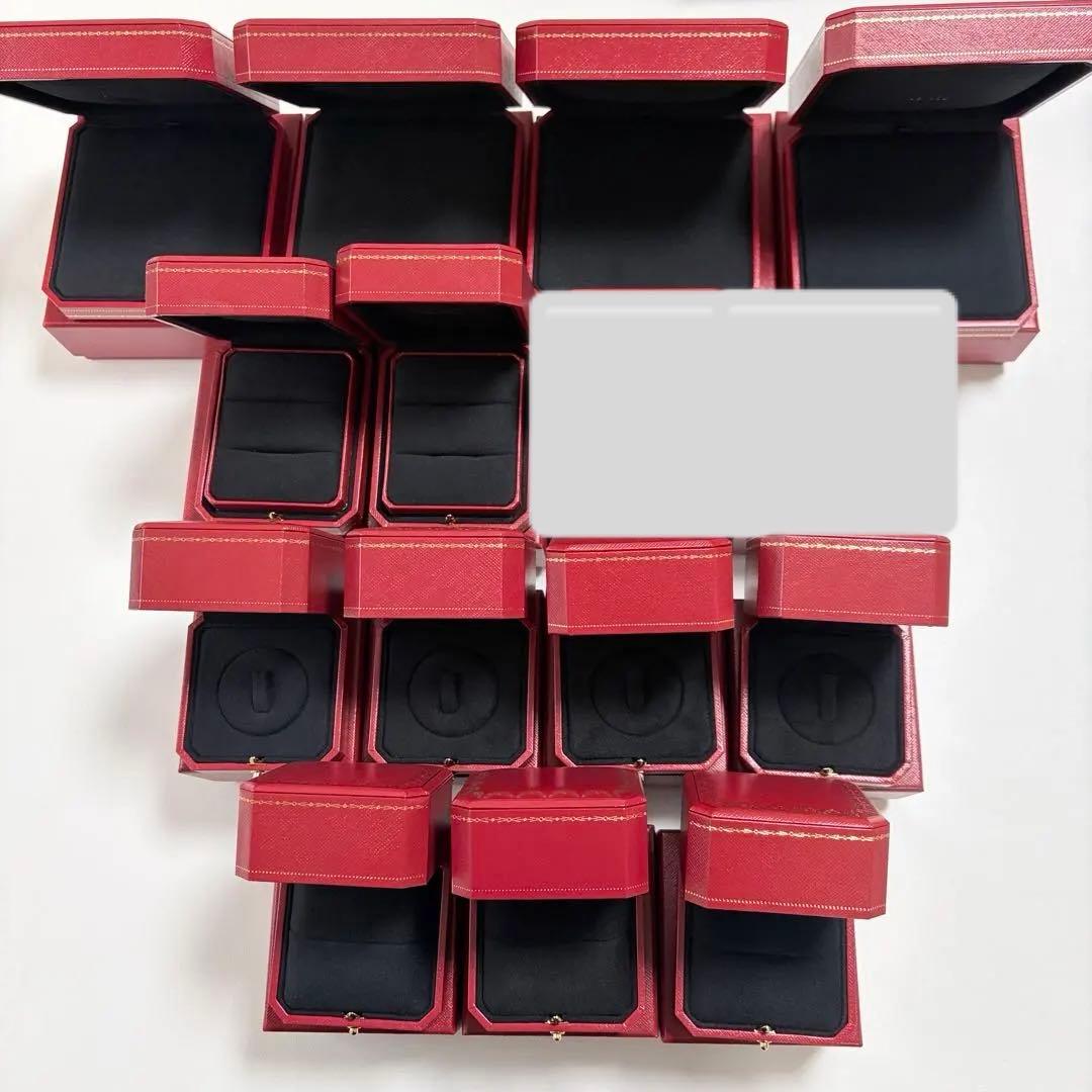 カルティエ　ネックレス　リングケース　ピアスケース　空箱　現行品　13個