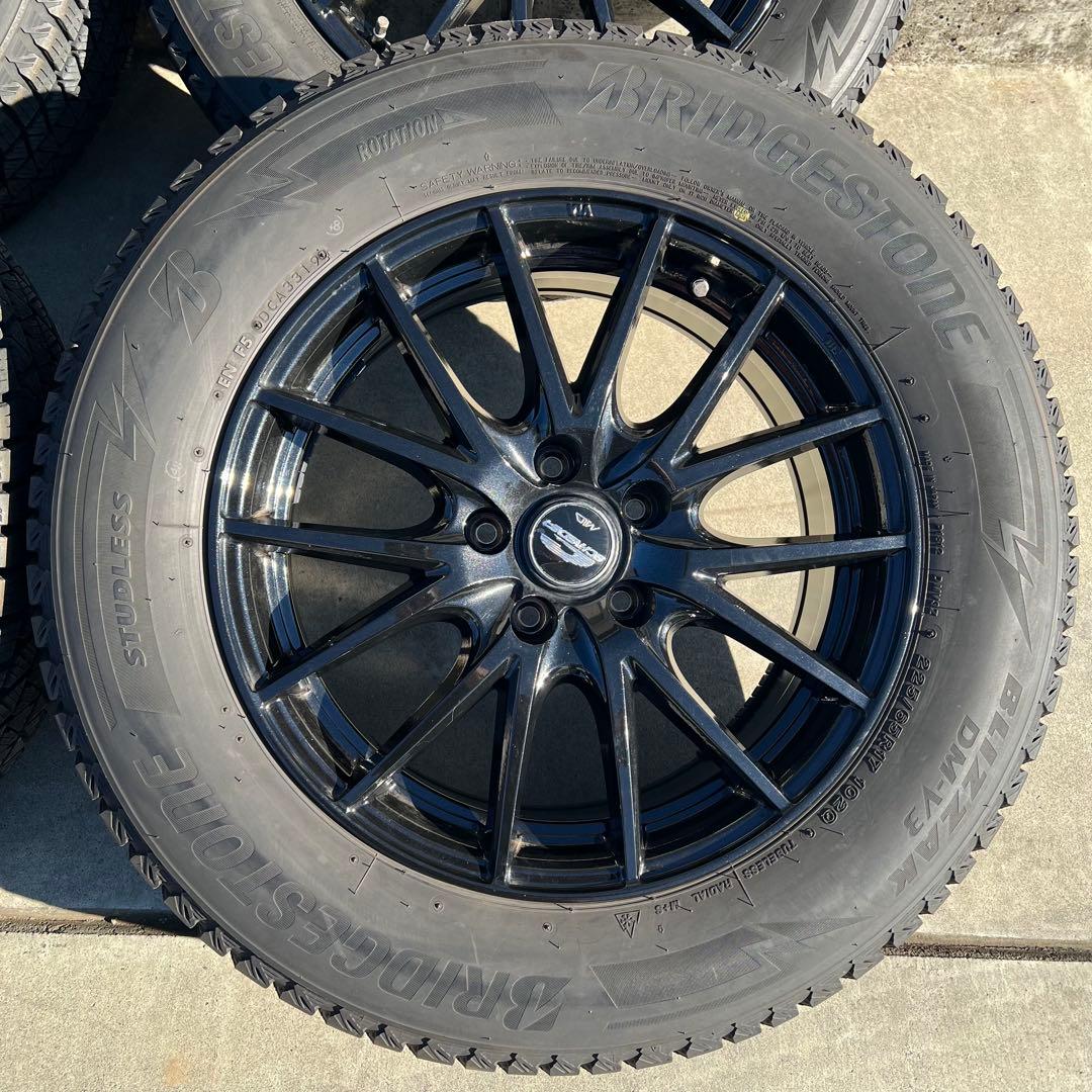 ブリザックDM-V3 7J 5穴 114.3 225/65R17 スタッドレス