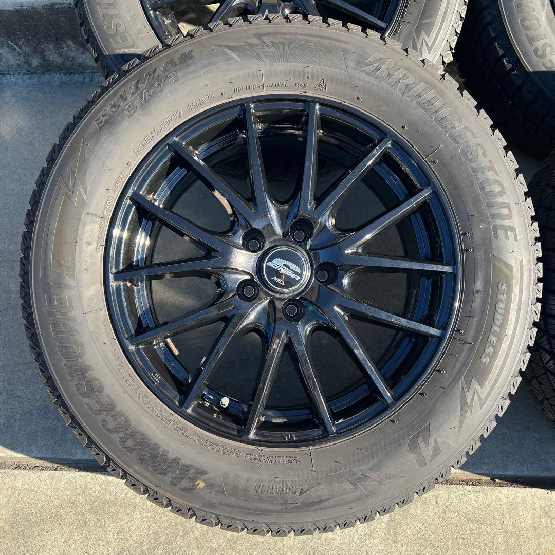 ブリザックDM-V3 7J 5穴 114.3 225/65R17 スタッドレス