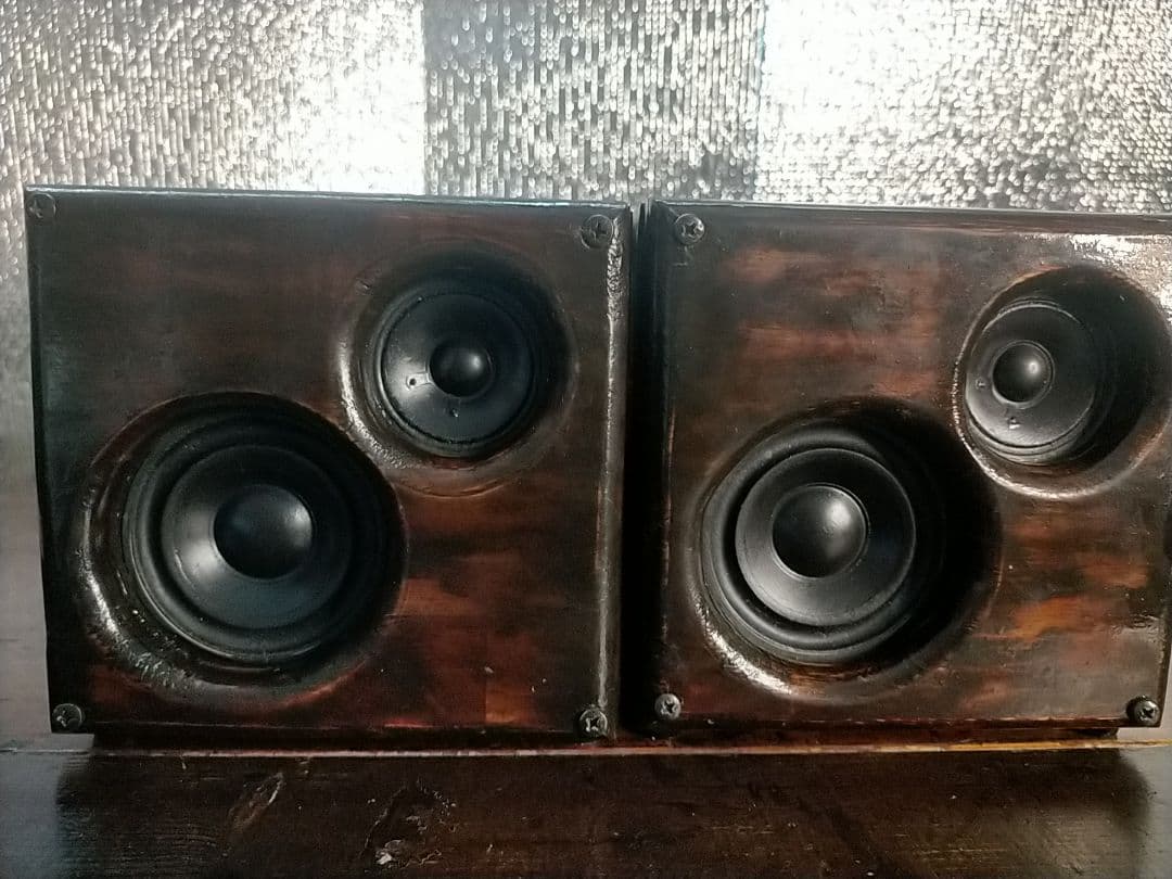 【自作040】2way-VCCコンパクトキューブスピーカーLimited