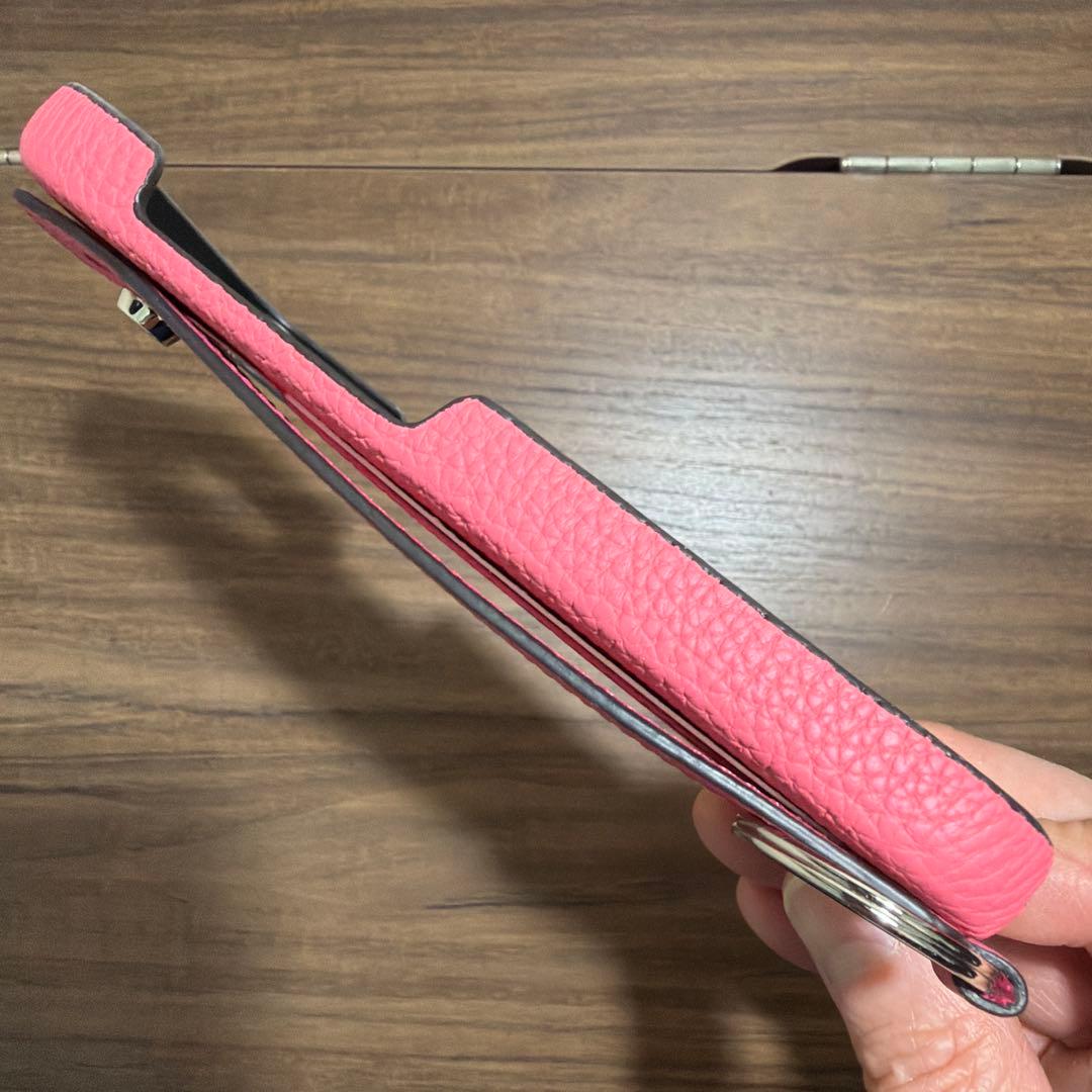 BONAVENTURA ピンク スマホケース iPhone14 ボナベンチュラ