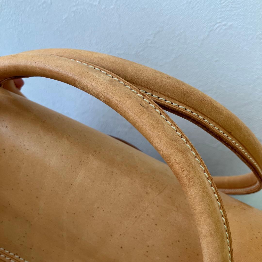 BREE classic ヌメ革 2WAY ボストンバッグ/鍵付き/48cm