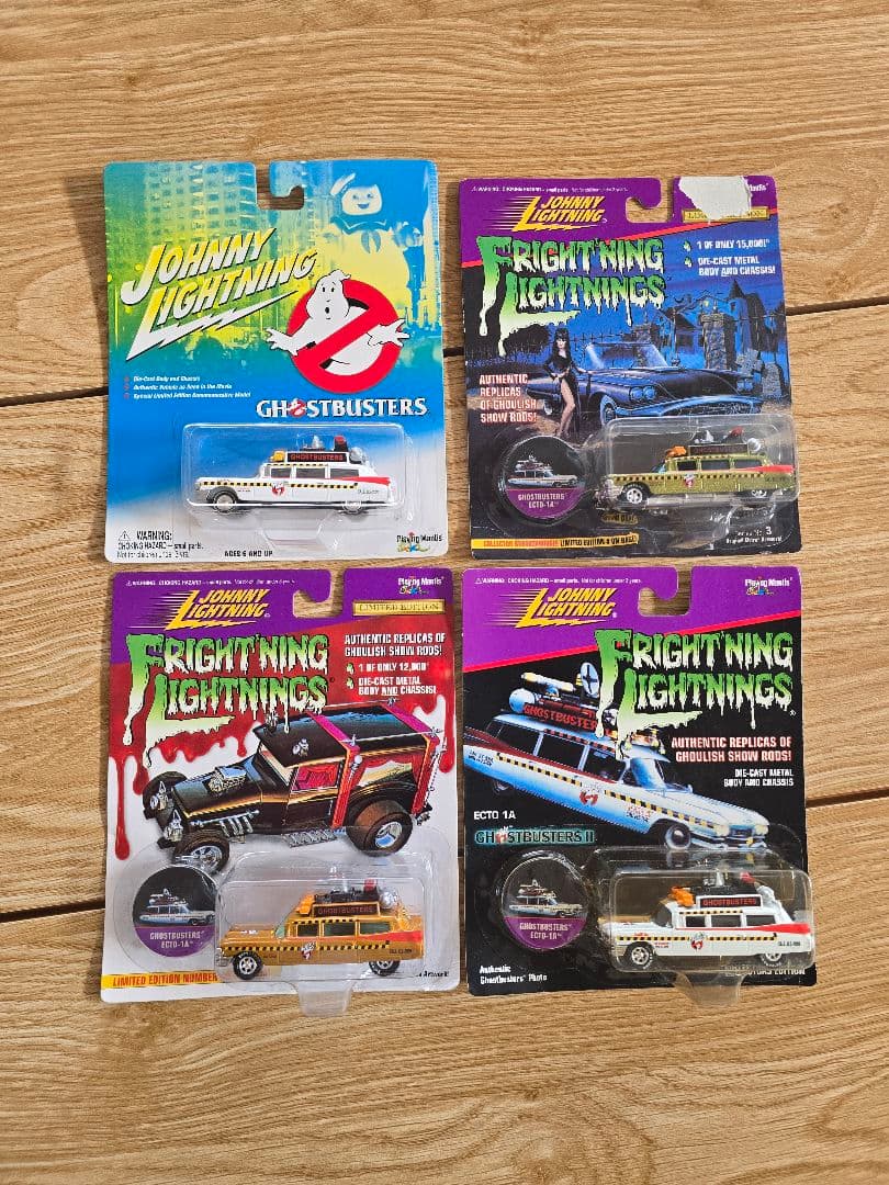 ジョニーライトニング ゴーストバスターズ ミニカー 限定版4台セット