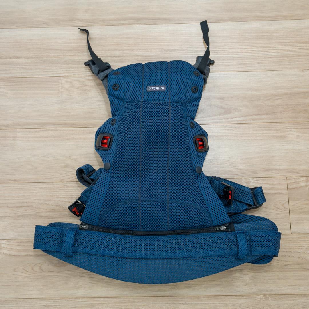 【極美品】ベビービョルン 抱っこ紐 ハーモニー ネイビーブルー 説明書あり