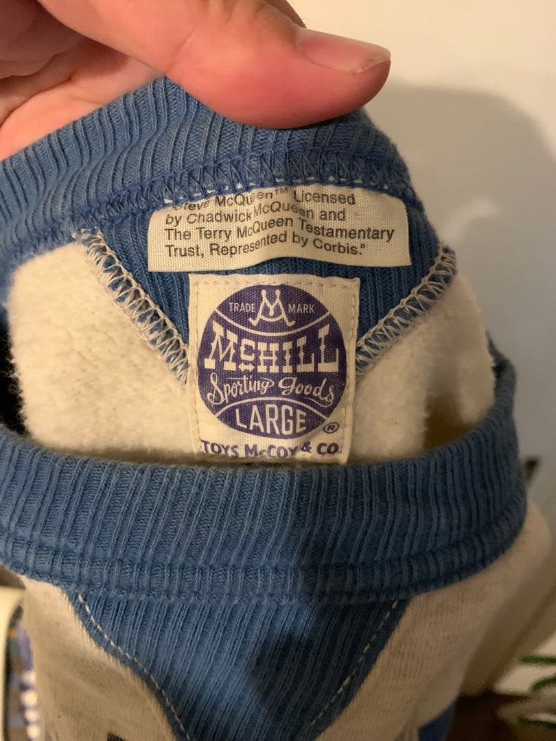 トイズマッコイ　スティーブ・マックイーン スウェットシャツ L