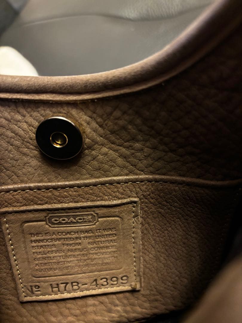 Vintage Coach Ergo ヌバック革　ベージュ