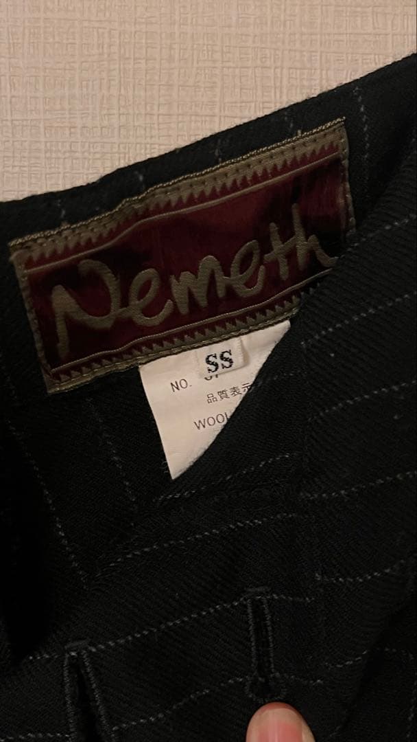 Nemeth ストライプ フリルポケット ショートパンツ SS