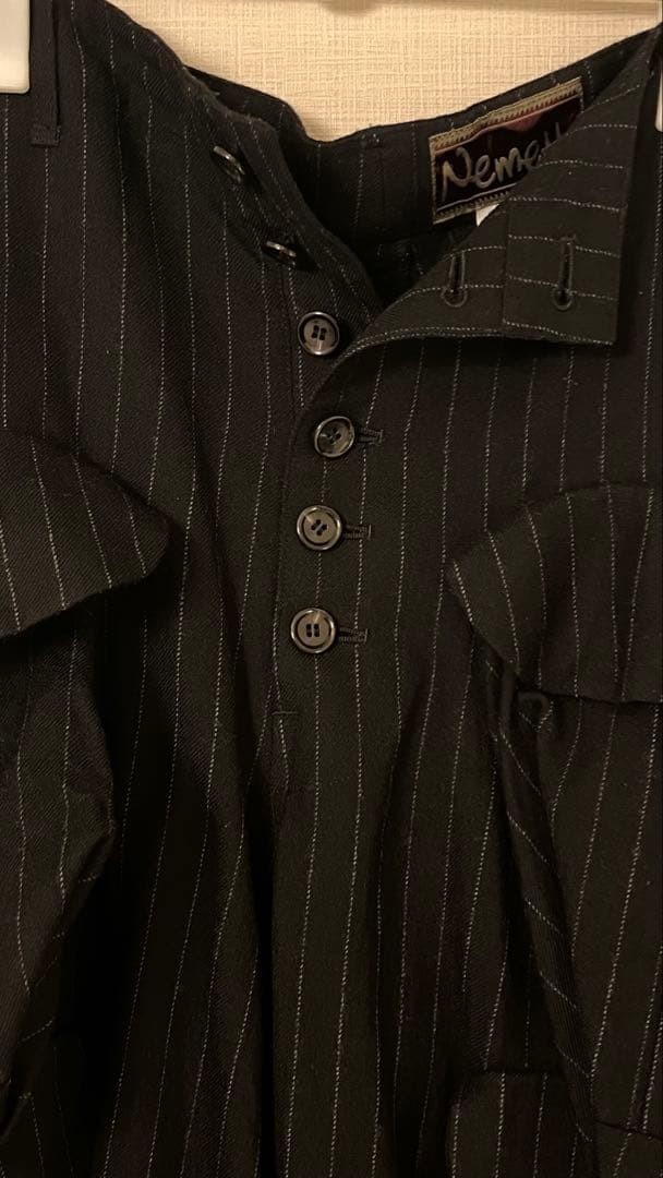 Nemeth ストライプ フリルポケット ショートパンツ SS