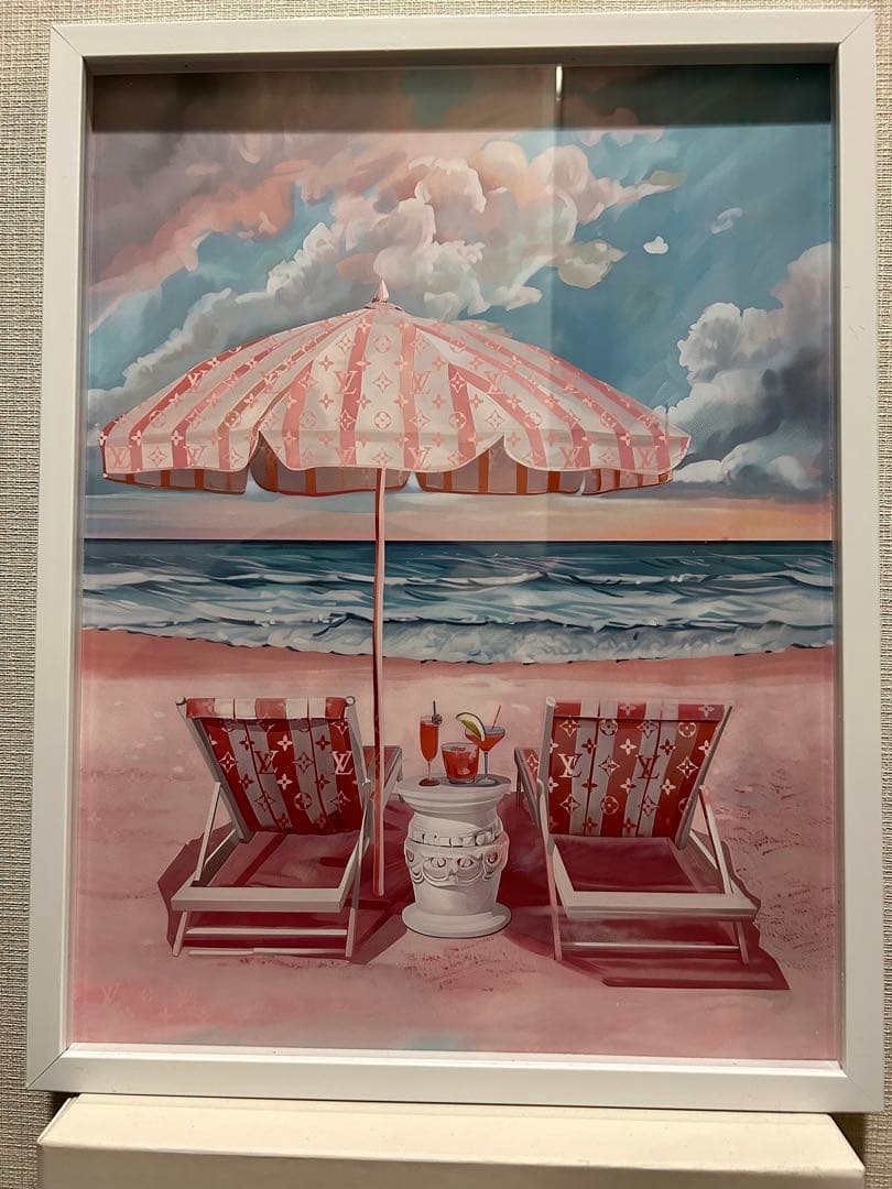 【coquette】LOUIS VUITTONビーチシーンアート