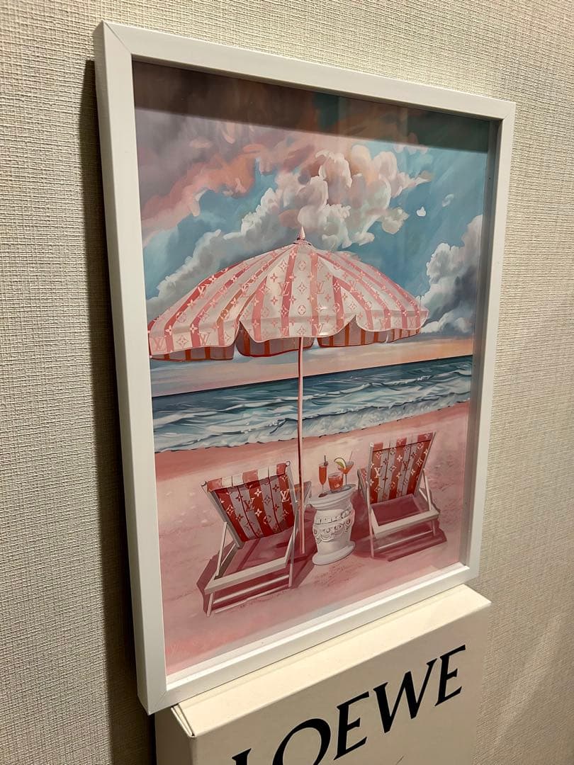 【coquette】LOUIS VUITTONビーチシーンアート