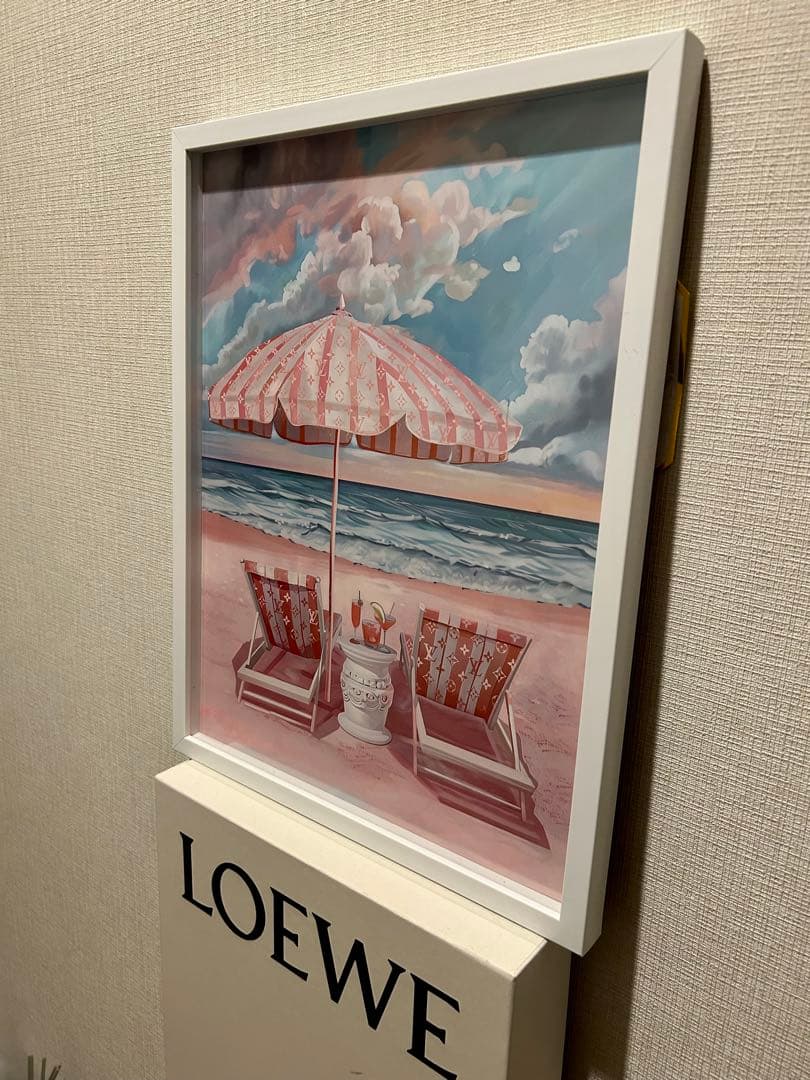 【coquette】LOUIS VUITTONビーチシーンアート