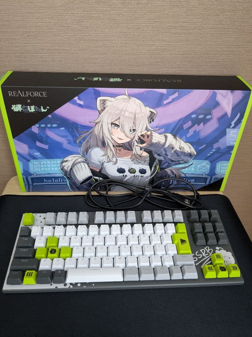 リアルフォース REALFORCE GX1 獅白ぼたん コラボ