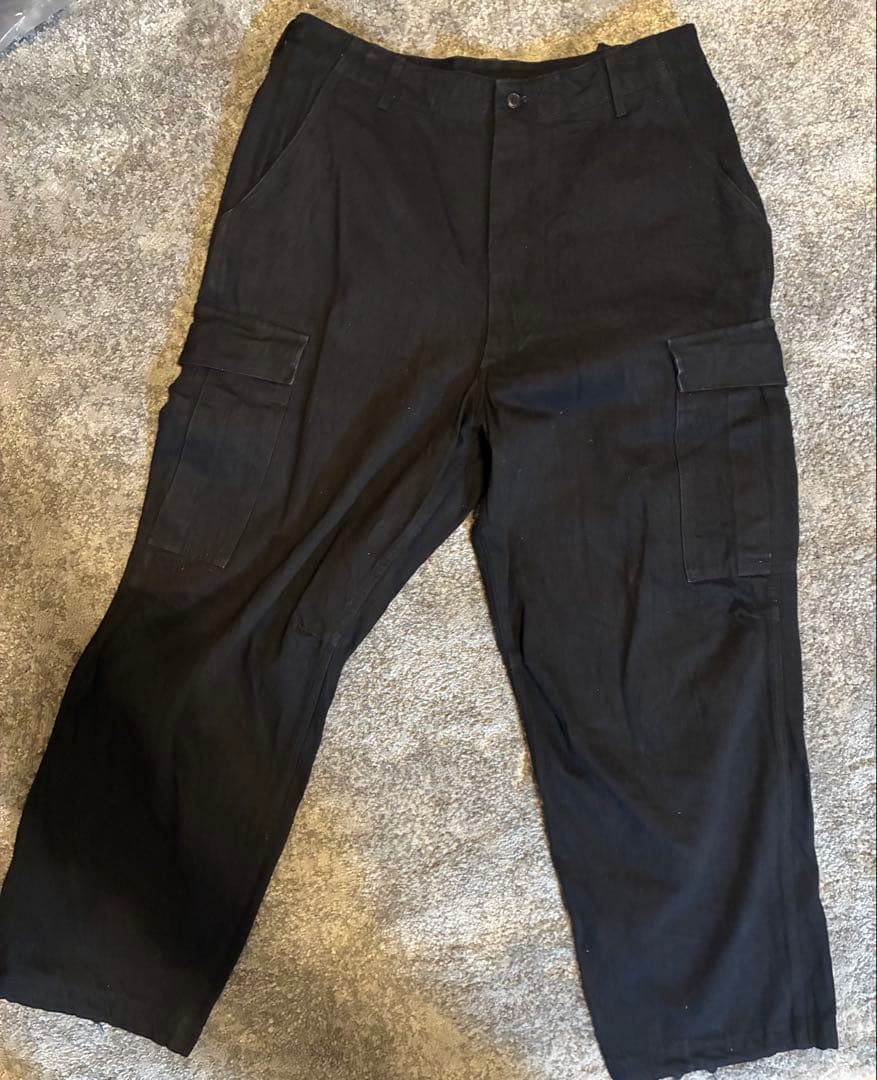 コモリ COMOLI ブラックデニム B.D.Uパンツ サイズ3
