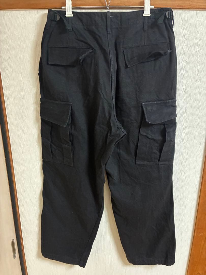 コモリ COMOLI ブラックデニム B.D.Uパンツ サイズ3