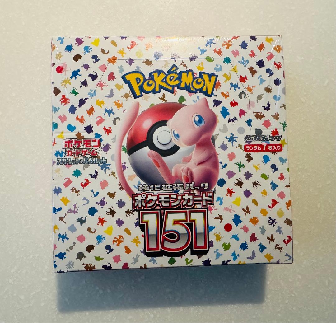 ポケモンカード151 1BOX シュリンク未開封　納品書付き　ポケカ151
