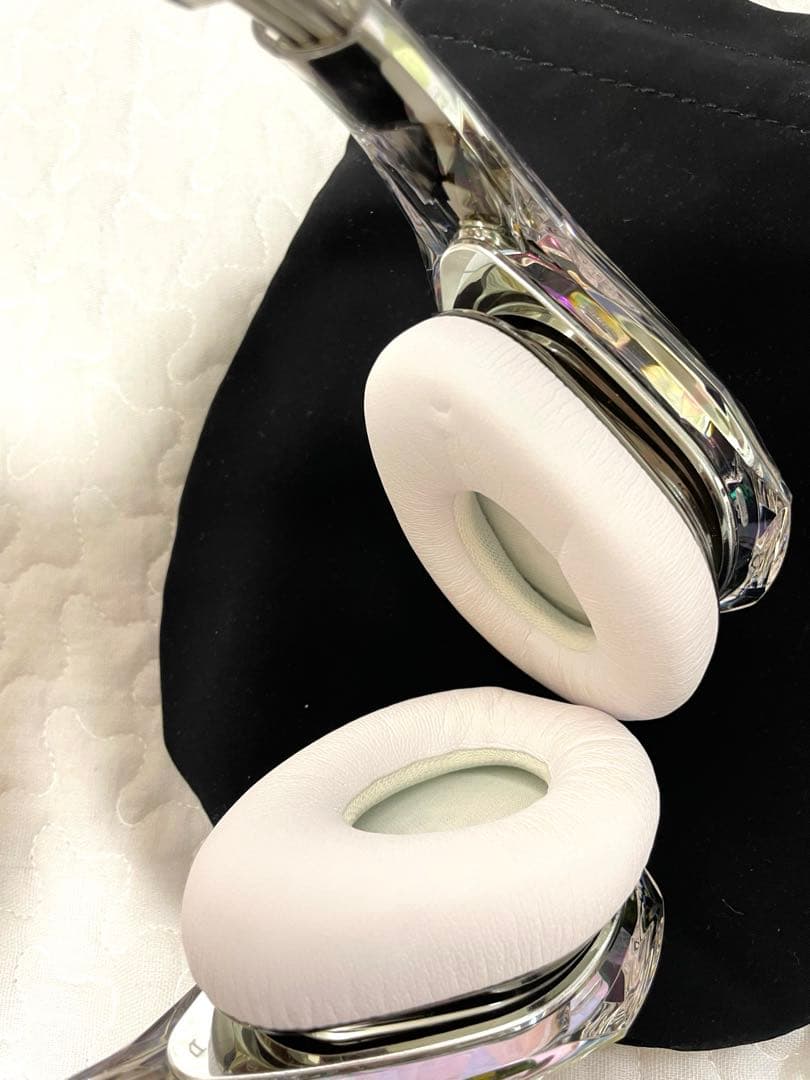 新品訳ありMonsterCableモンスターケーブルクリアクリスタルヘッドホン