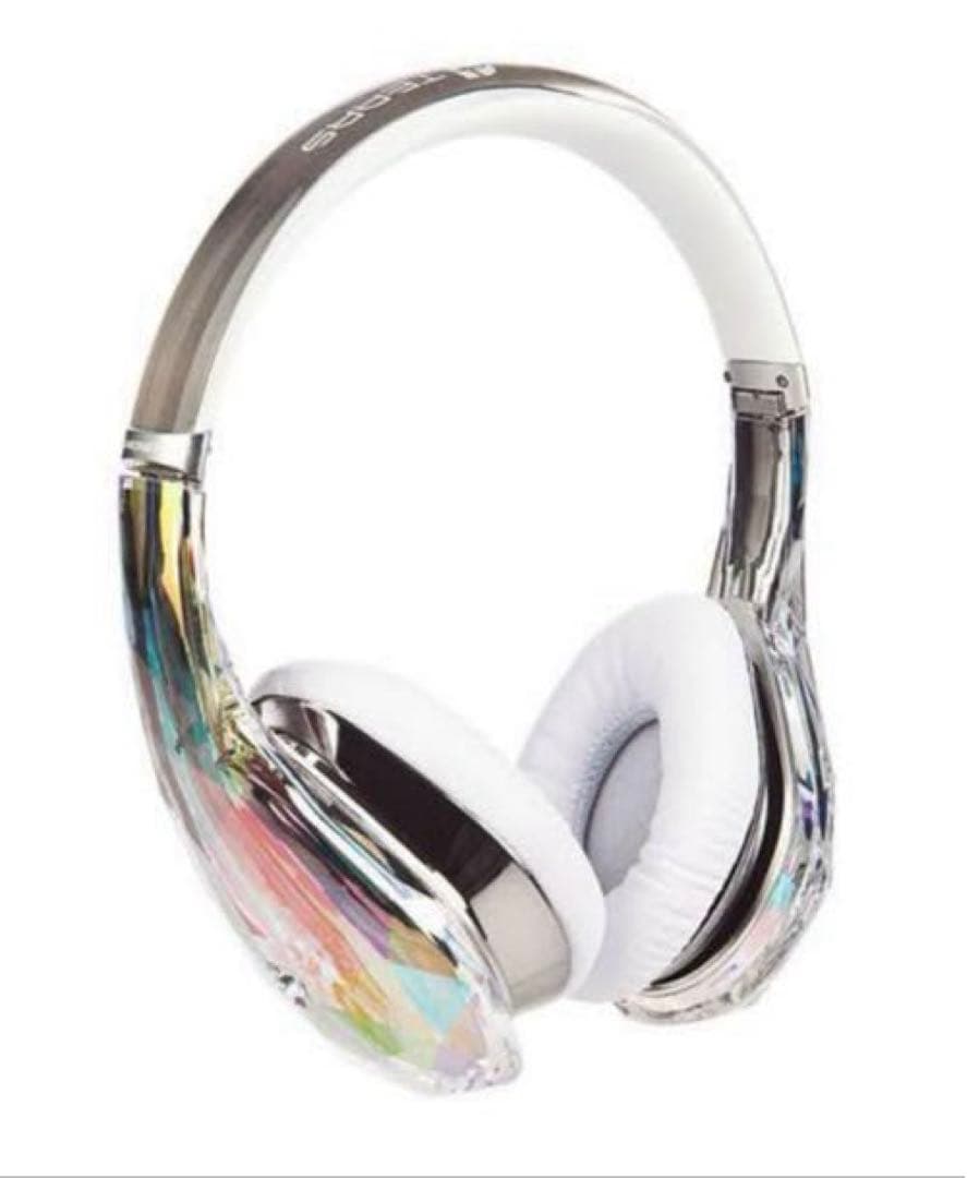 新品訳ありMonsterCableモンスターケーブルクリアクリスタルヘッドホン