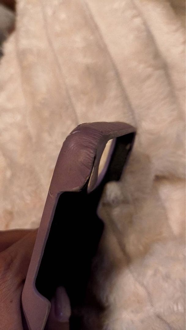 Dior logo キルティングケース 紫色