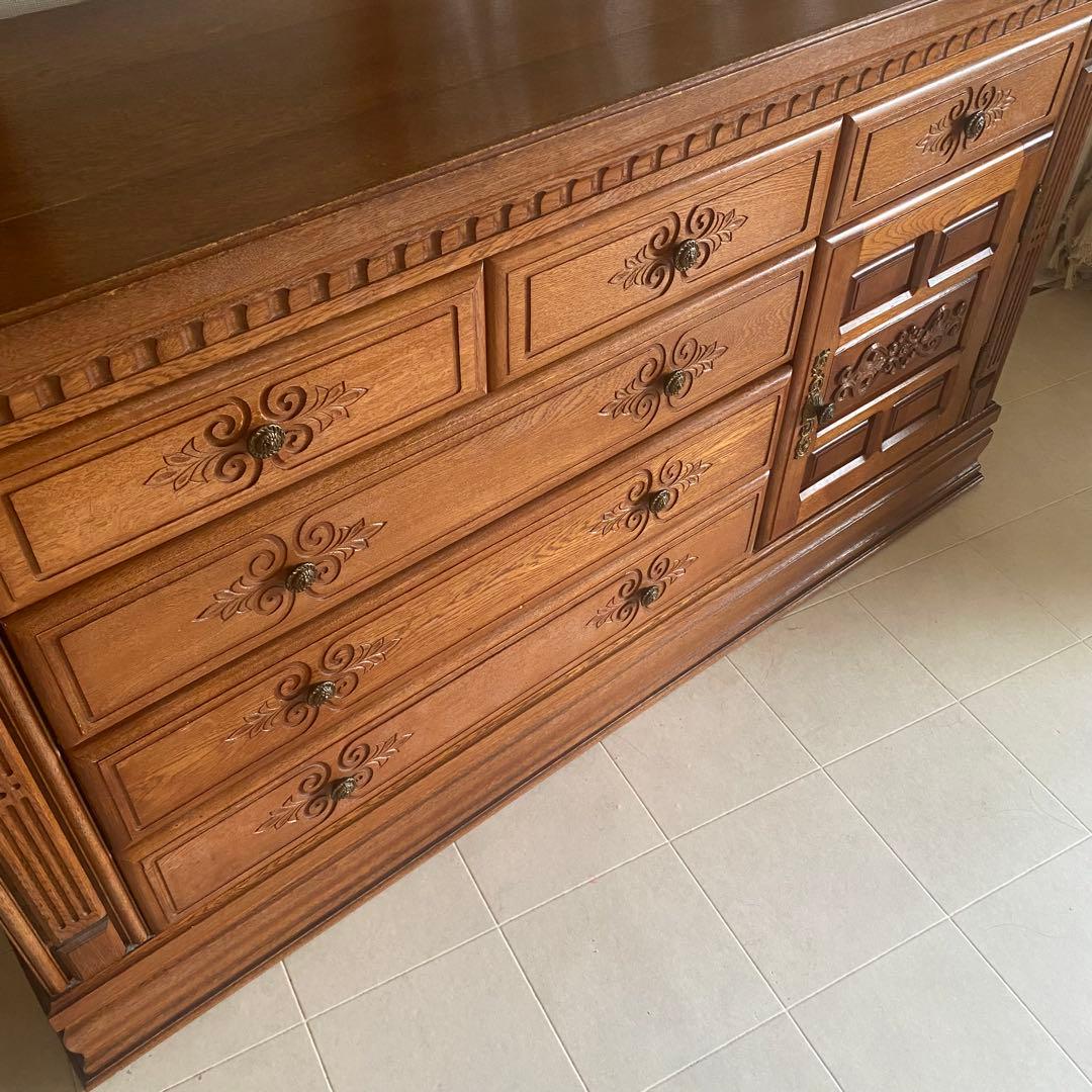 すずらん　サイドボード　チェスト　英国カントリー　葉山家具　葉山ガーデン