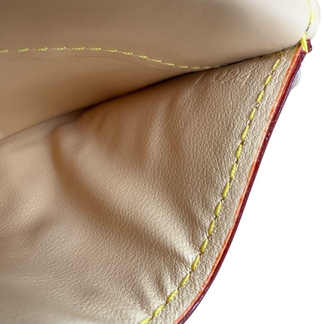 美品　ルイヴィトン モノグラム マルチカラー ポルトモネ プラ 小銭入れ