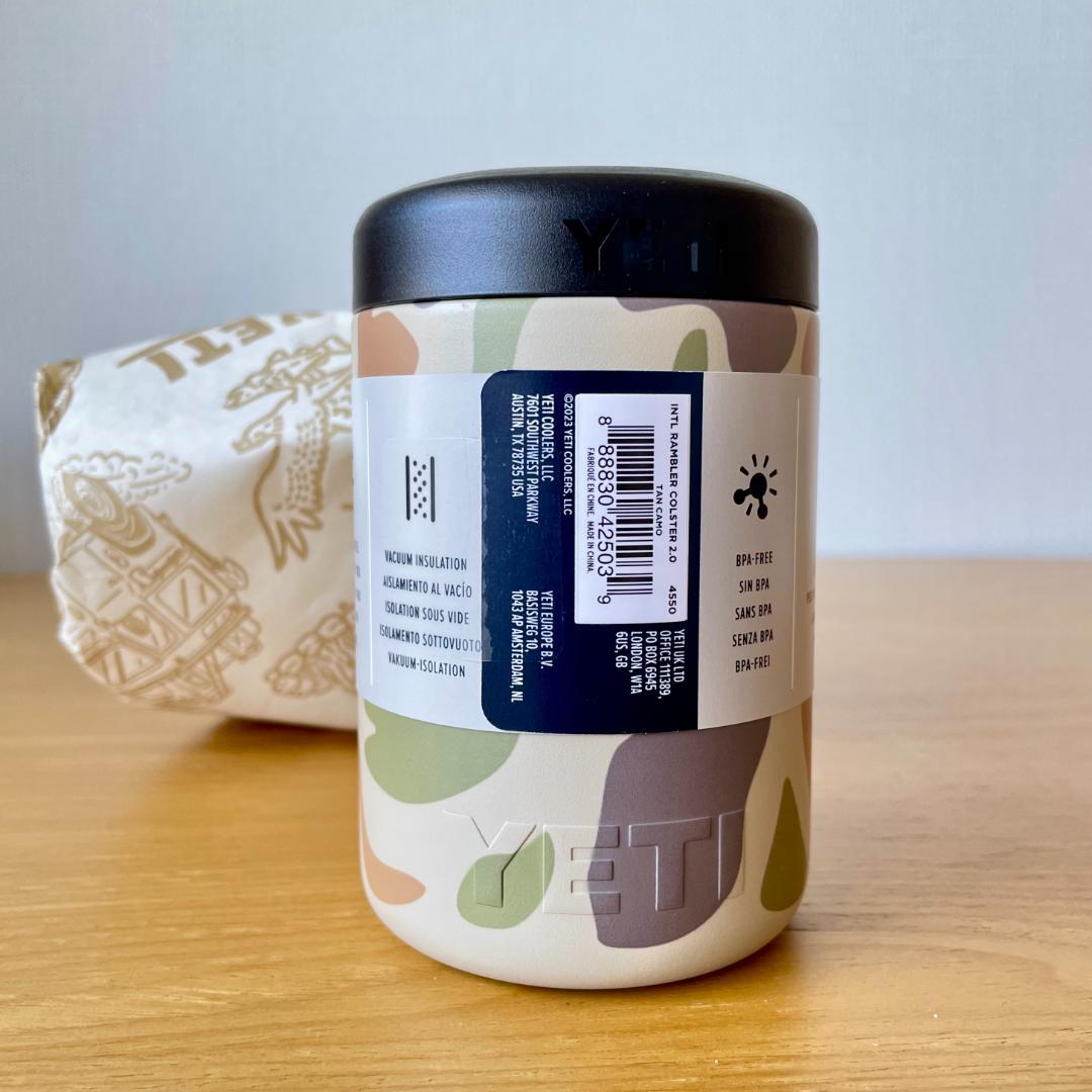 【新品未使用】限定カラー YETI コルスター タン・カモ 缶クーラー 12oz