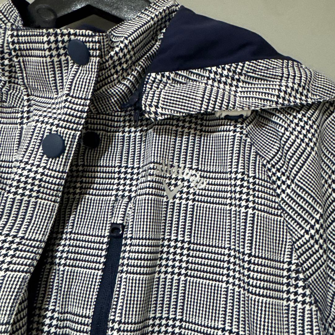 [美品]3way キャロウェイ チェック柄レインウェア