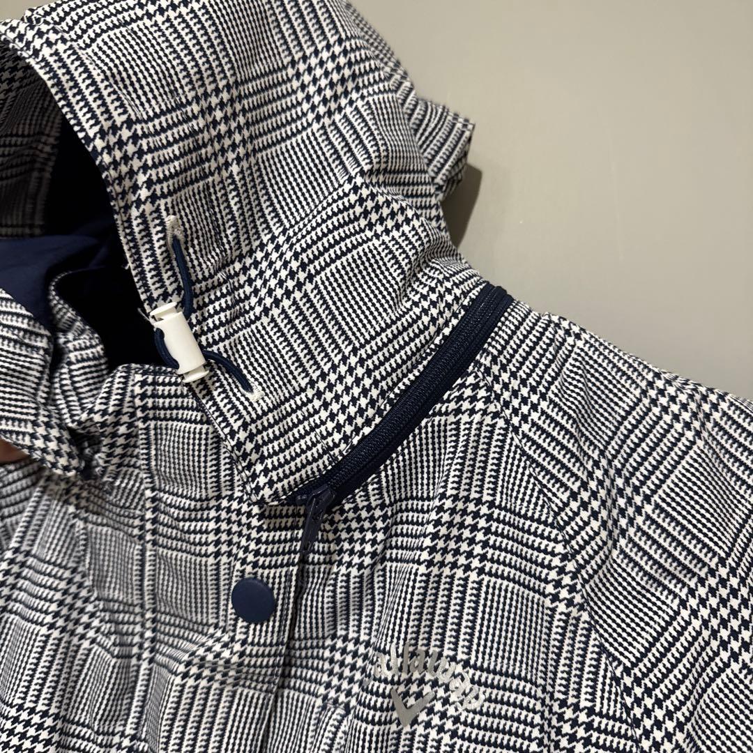 [美品]3way キャロウェイ チェック柄レインウェア