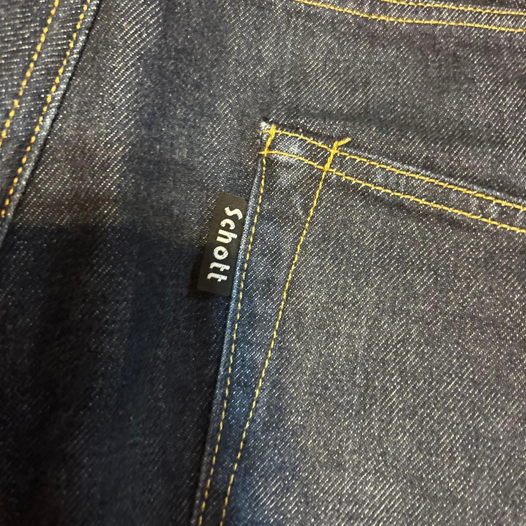schott PERFECTO インディゴデニム パンツ