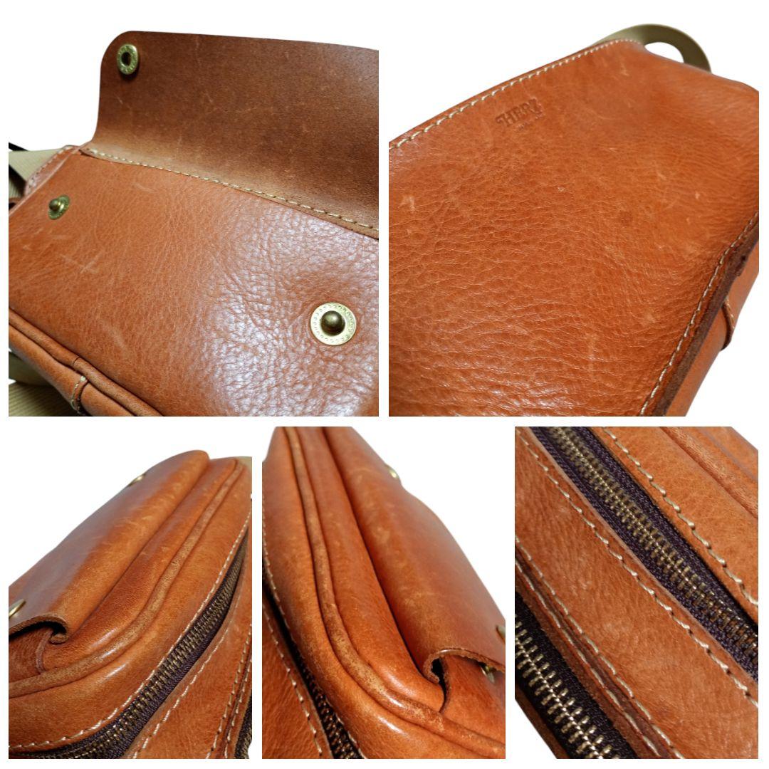 HERZ ボディバッグ ウエストバッグ ワンショルダー レザー