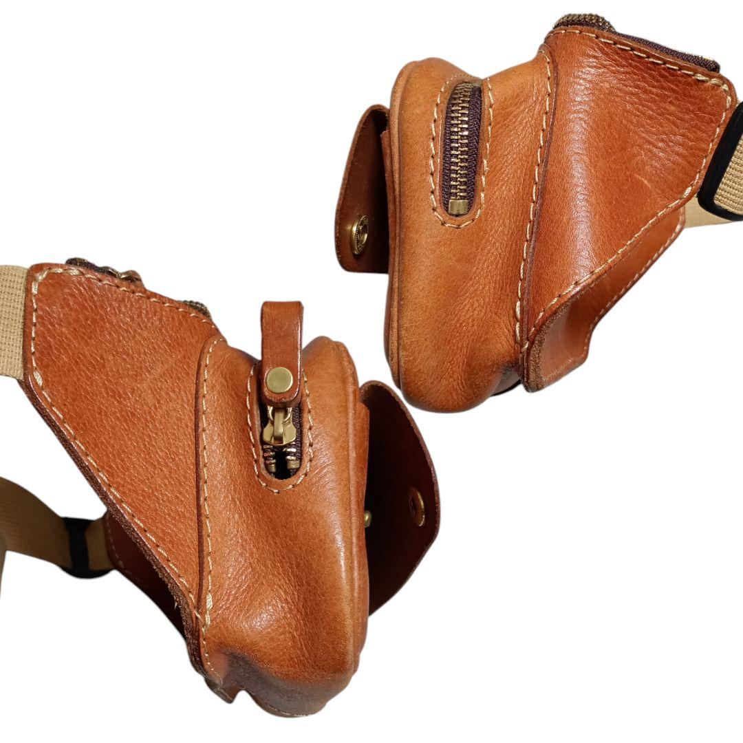 HERZ ボディバッグ ウエストバッグ ワンショルダー レザー