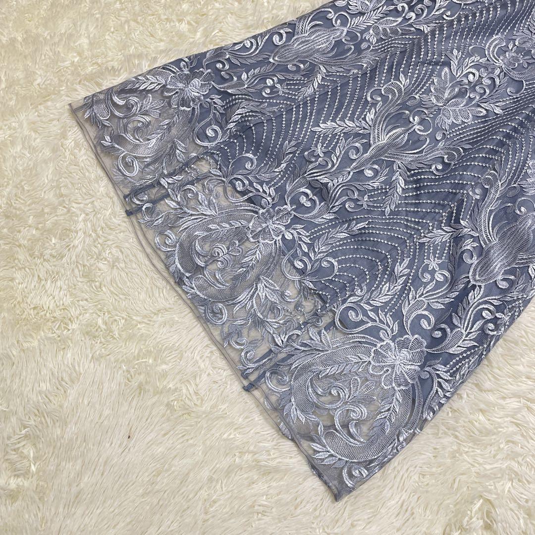 美品 Ｍ【PourVousお呼ばれミモレ丈&七分袖フォーマルオケージョン】