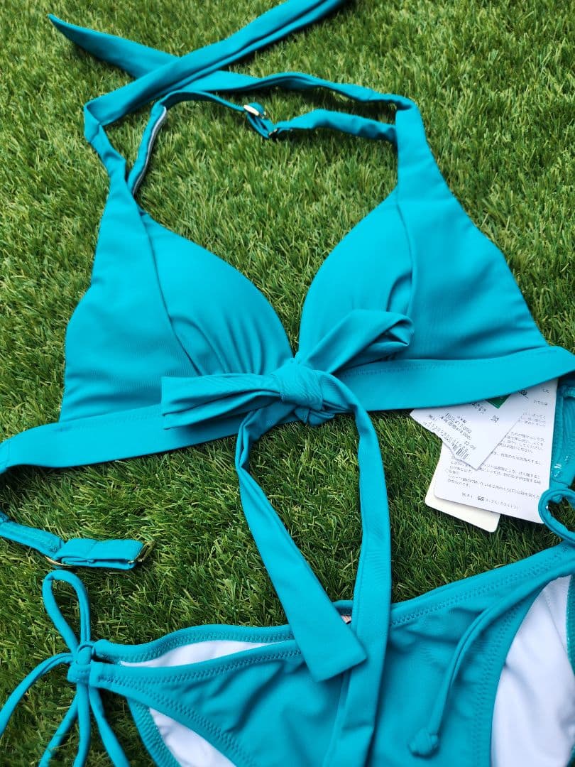 【新品】ターコイズ 　ブルー　ビキニ　水着