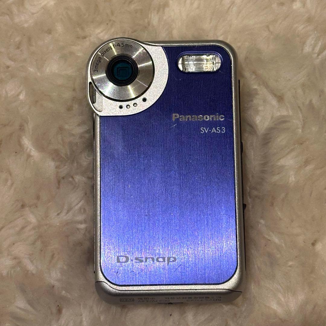 \"完動品\"希少Panasonic D-snap SV-AS3 デジタルカメラ