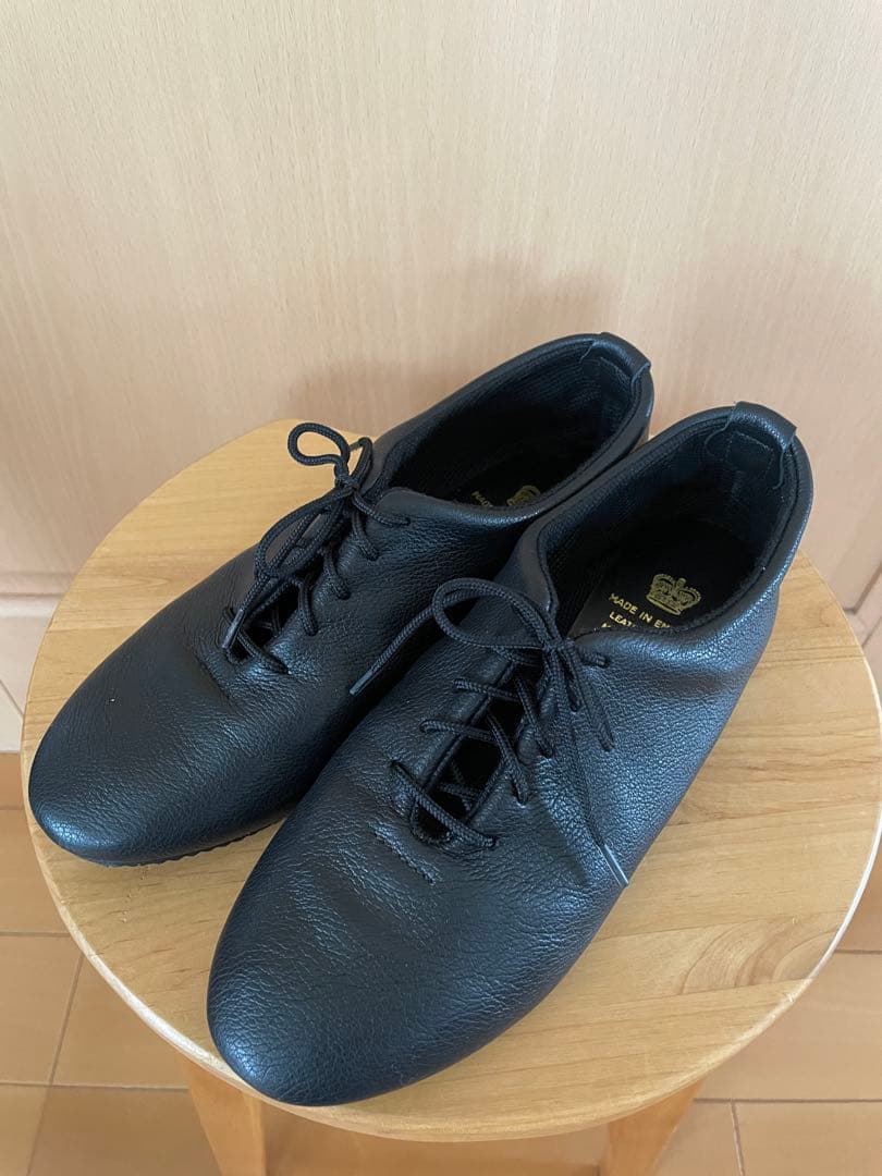 nyaoooさま専用　⭐︎クラウン　ジャズシュ－ズ　レザー　ブラック　5