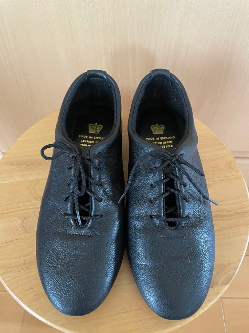 nyaoooさま専用　⭐︎クラウン　ジャズシュ－ズ　レザー　ブラック　5