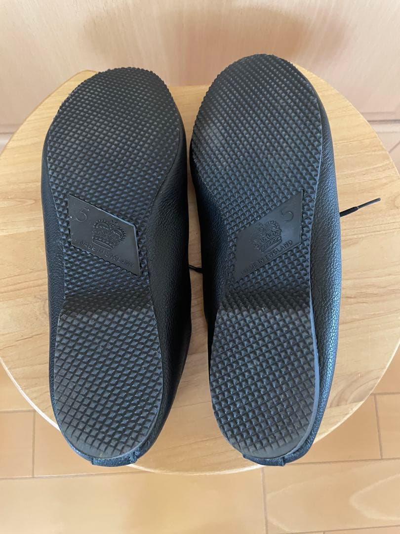 nyaoooさま専用　⭐︎クラウン　ジャズシュ－ズ　レザー　ブラック　5