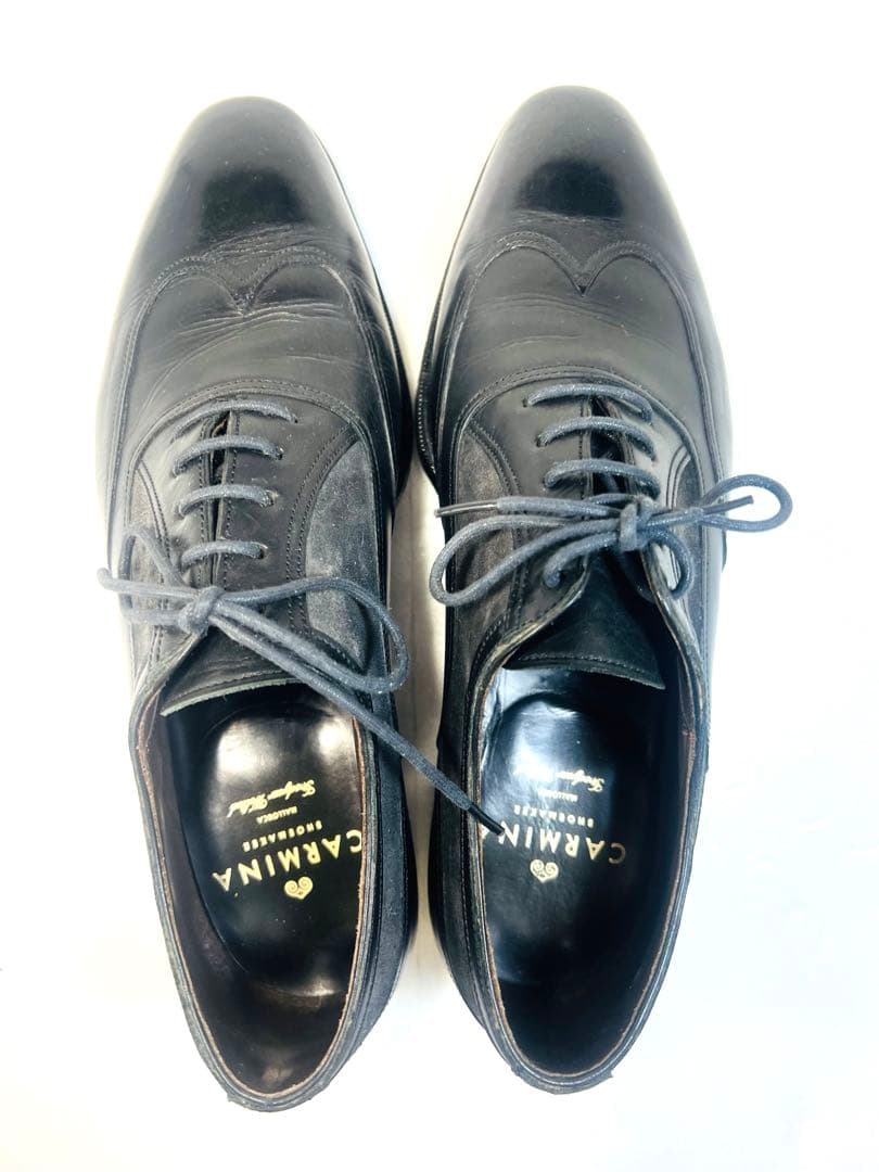 【ぺぱろに】CARMINAカルミナ　5 1/2 24.0cmブラック