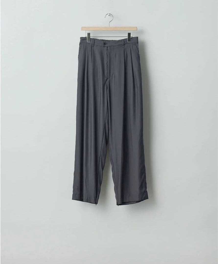 stein 【完売品】CUPRO WIDE EASY TROUSERS