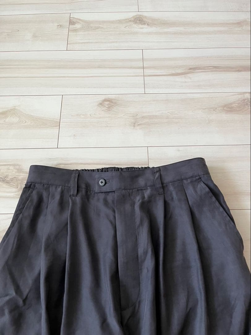 stein 【完売品】CUPRO WIDE EASY TROUSERS