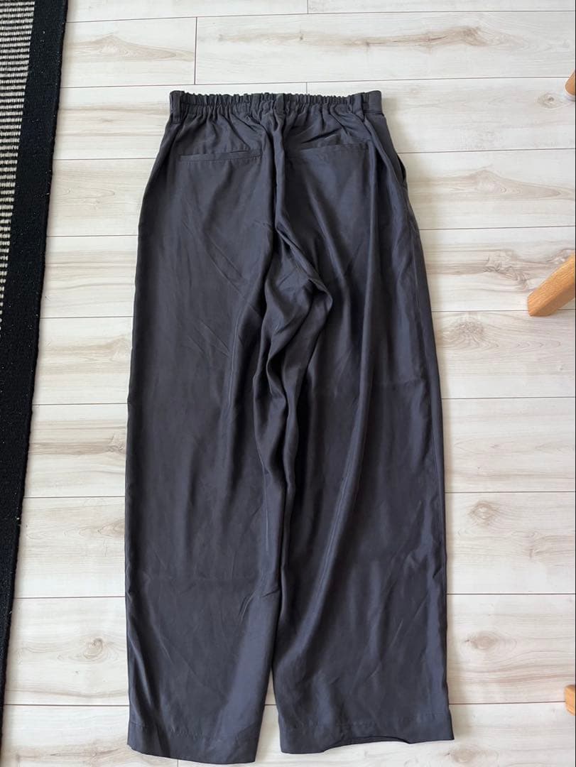 stein 【完売品】CUPRO WIDE EASY TROUSERS