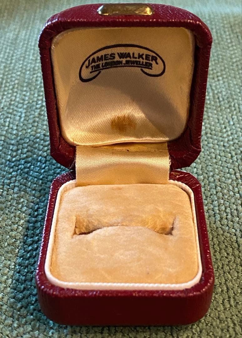 ⭐️★希少品★イギリス老舗宝石店JAMES WALKER 1930年代リングケース