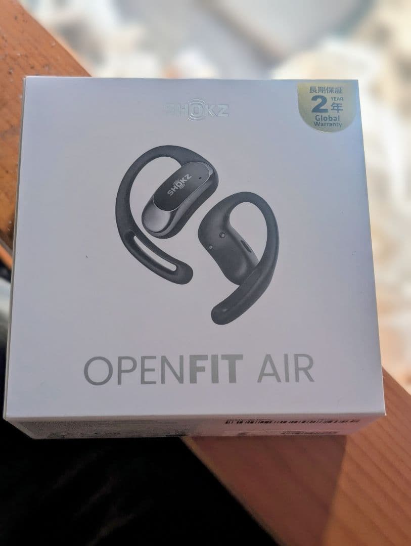 ワイヤレスイヤホン OPENFIT AIR ブラック
