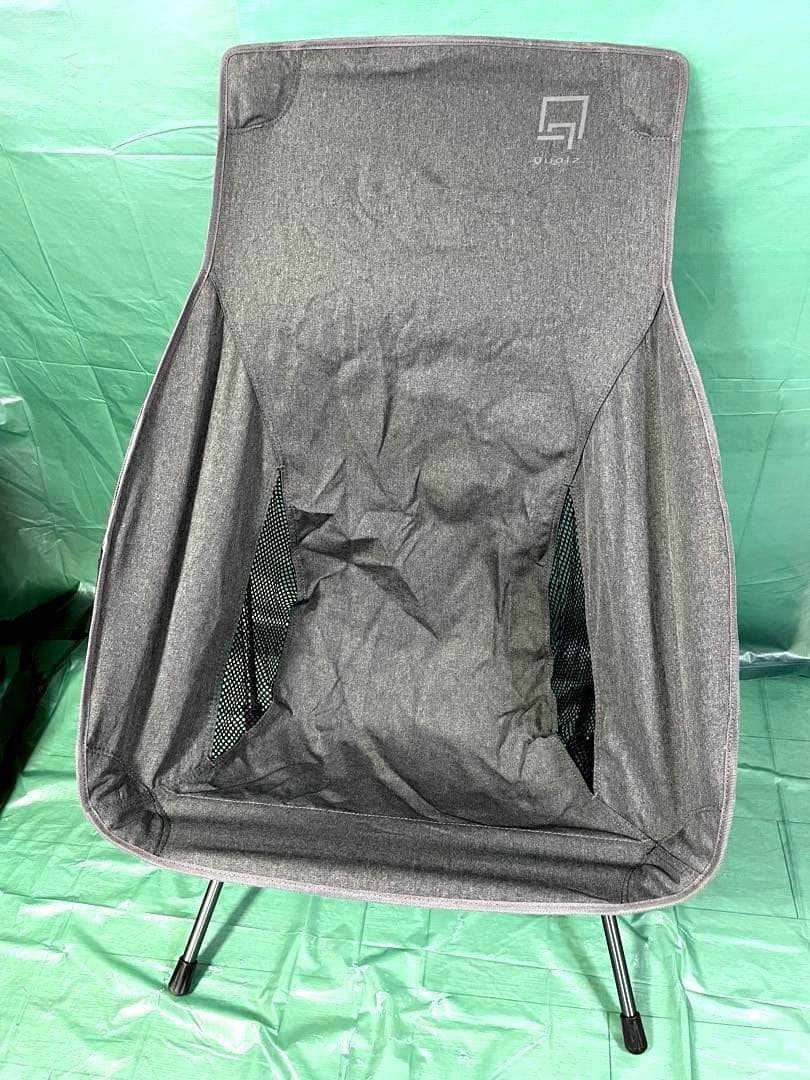 Qualzアウトドアチェア メッシュポケット付き