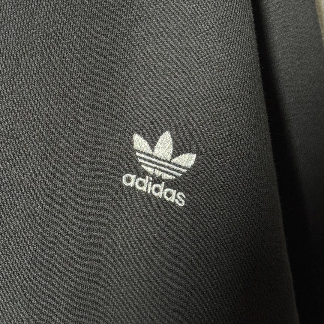 【新品・タグ付】adidas スウェット トレフォイル 刺繍ロゴ 希少XL