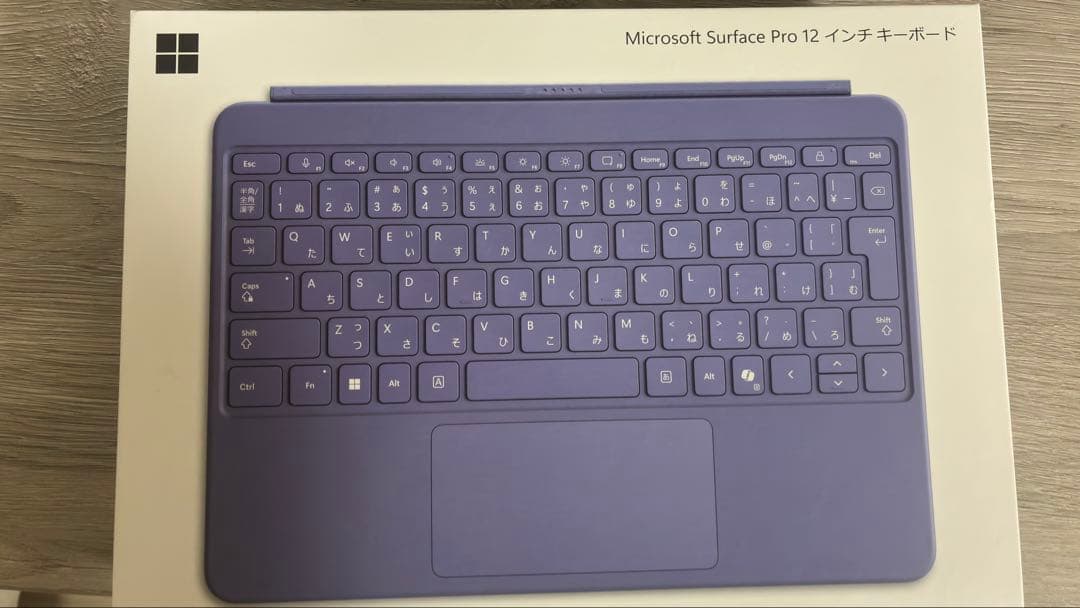 ［ほぼ新品］surfacePro12インチ本体と純正キーボード(バイオレット)