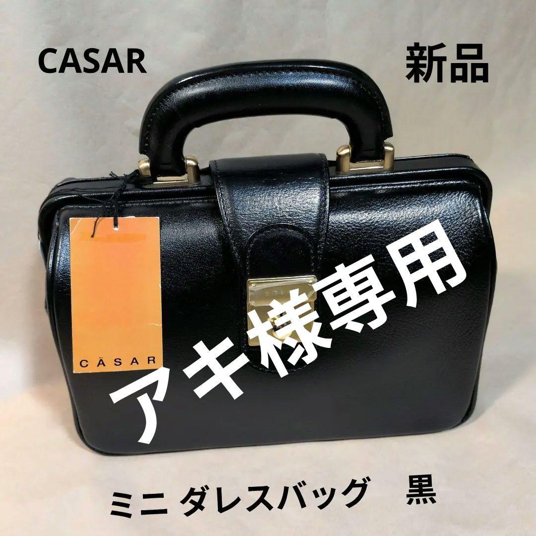 CASAR:シーザー:メンズ:ミニダレスバッグ:黒