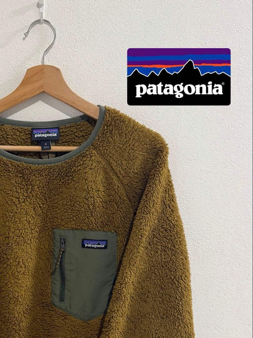 【美品】Patagonia ロスガトスクルー キャメル Mサイズ